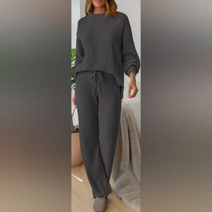 NWT Premium Cozy Fleece Lounge Set | Soft Luxe Minimal | 2-Piece Set